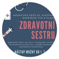 Rozšiřujeme tým a hledáme zdravotní sestru